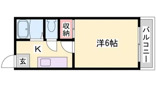キューブM&M【1階】の間取り