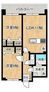 K.S若葉台【4階】の間取り