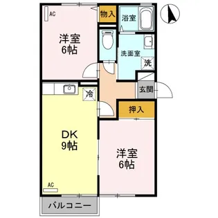 プティヴィラージュ II【2階】の間取り