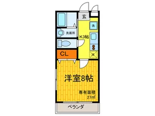 Frente田中【1階】の間取り