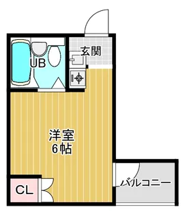 アヴァンス淀川-east【2階】の間取り