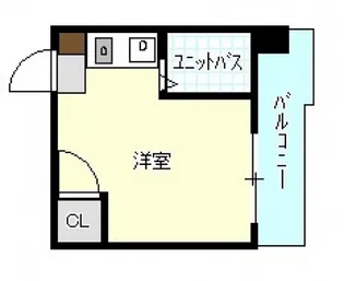 第13片山ビル【6階】の間取り
