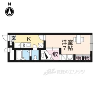 レオパレスすみれ1【1階】の間取り