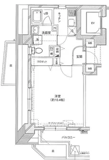 エルニシア上野Northeast【4階】の間取り