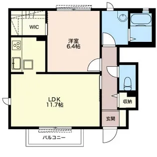 ジュネス【1階】の間取り