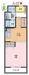 ルシェリア高木【3階】の間取り