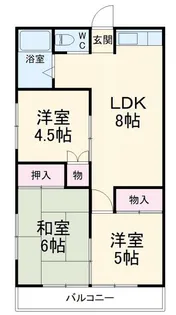 ハイム大京【2階】の間取り