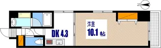 グラシア幟町【3階】の間取り