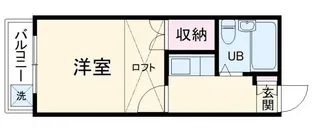 プチコート戸塚【1階】の間取り