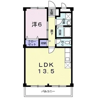 サンパティーク【4階】の間取り