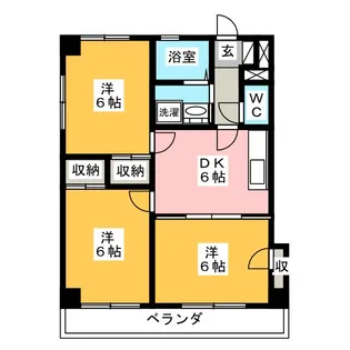 eauBelle【2階】の間取り