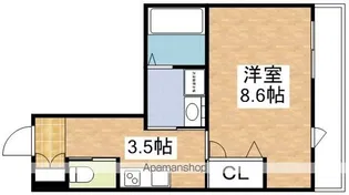 グランシャルム円山【3階】の間取り