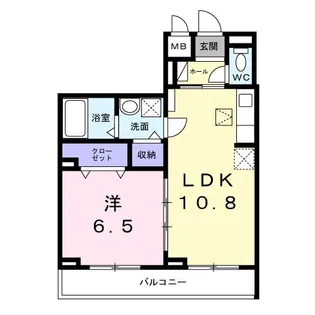 クレタ大山金井町【1階】の間取り