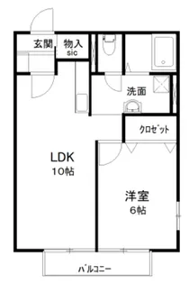 あおば2【2階】の間取り