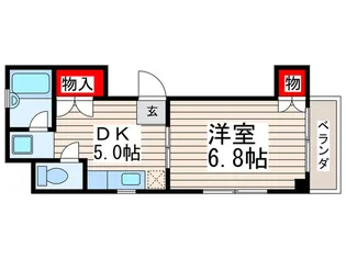 福島ビル【2階】の間取り