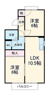 ハイムラマージュ【2階】の間取り
