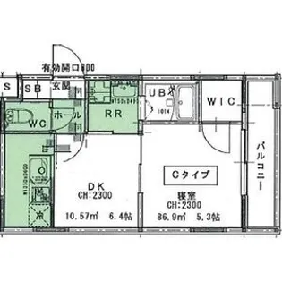 GARNET RESIDENCE 聖護院ONE【1階】の間取り