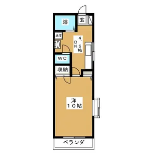 グランシャリオ【2階】の間取り