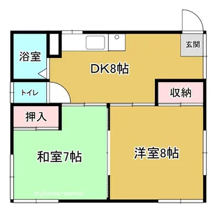 メゾン久須志【1階】の間取り