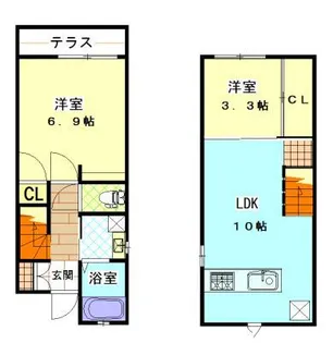 ハピネスあかさこの間取り