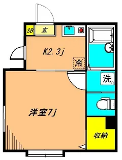 フォレスト武蔵小山【3階】の間取り