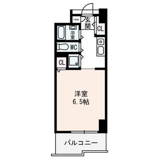エトワール北梅田【7階】の間取り