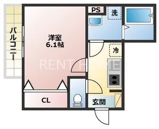 REGIA衣摺1丁目 南館【2階】の間取り