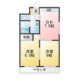 FKビル金沢文庫【2階】の間取り