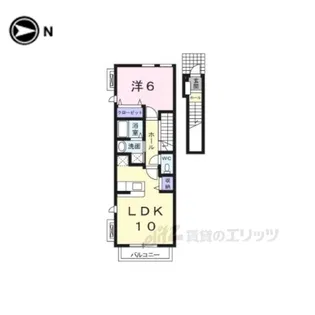 クリスタルメゾン1【2階】の間取り