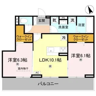 Ds 北条1丁目【3階】の間取り