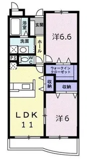 グランフォンテーヌ【1階】の間取り