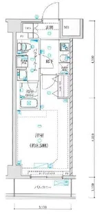 GENOVIA川崎鈴木町skygarden【1階】の間取り
