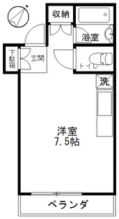 ハイムヤマモト【2階】の間取り