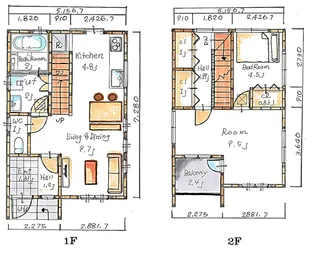 宮崎県宮崎市大字小松【一戸建】の間取り