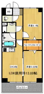 優館 -青空の扉-【7階】の間取り