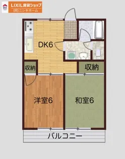 コーポ斉藤【2階】の間取り