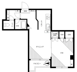 トーカン原宿キャステール【3階】の間取り