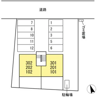 スペースロイヤル【2階】の地図