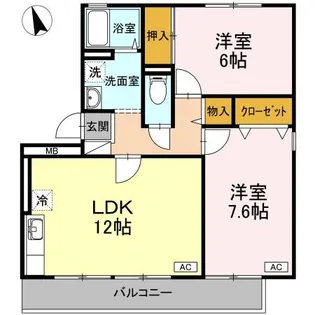 スペースロイヤル【2階】の間取り
