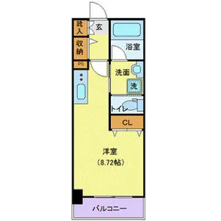 ルミエール日泉【2階】の間取り