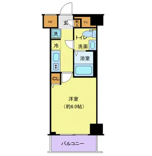 ジェノヴィアお花茶屋IIスカイガーデン【3階】の間取り