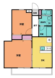 アステリア(足立区六木2丁目 アパート)【3階】の間取り
