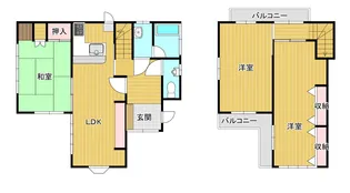長崎県西彼杵郡長与町吉無田郷【一戸建】の間取り