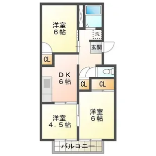 ルミナーリアI【2階】の間取り