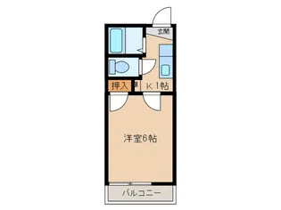 カレッジハウス林【2階】の間取り