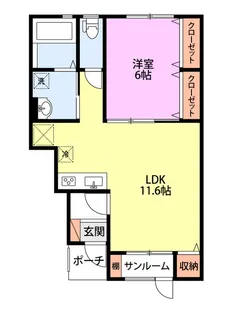 Serena(セレーナ)I【1階】の間取り