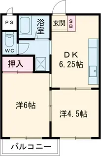 センチュリー河辺【3階】の間取り