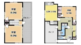 東京都八王子市川口町【一戸建】の間取り