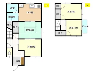 新潟県新潟市中央区和合町3【一戸建】の間取り