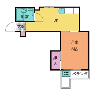 ドミール昭和【1階】の間取り